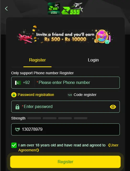 How to do z555 Game Registration Process?