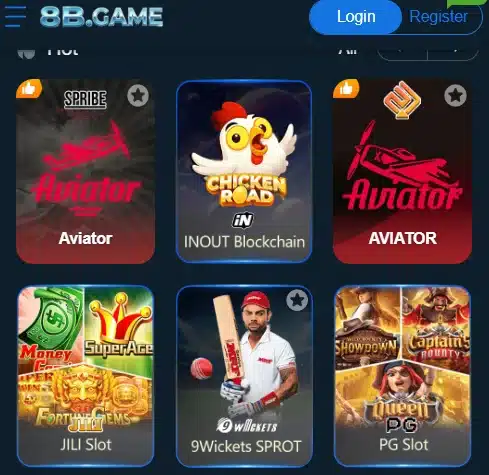 8B Game APK 2026 home screen showing lightweight mobile friendly real money earning app dashboard with games and wallet options for Pakistan users