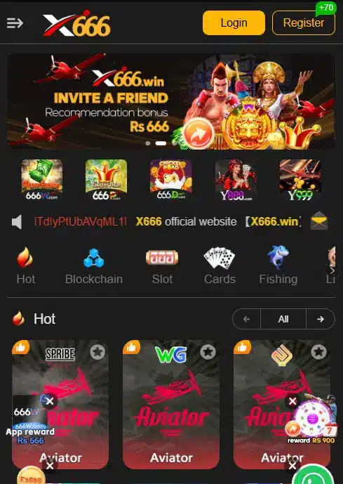 Signature Editions X666 betting game interface screenshot with smooth performance