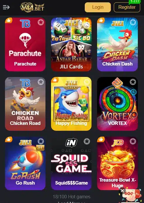 V44bet Game APK secure login and withdrawal process