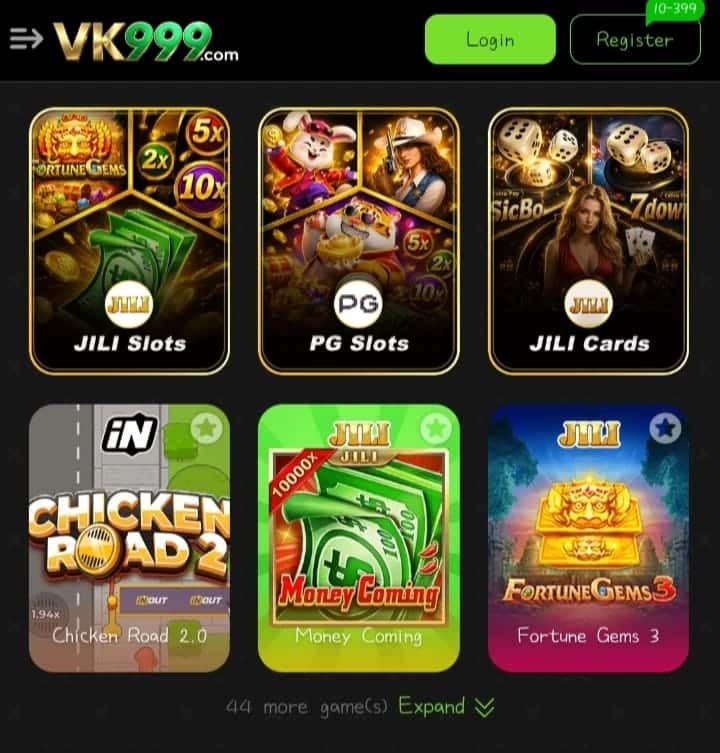 Download VK999 Game APK for Android real money casino app