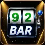 92Bar Game app interface showing gaming options, rewards, and earning features on Android mobile screen