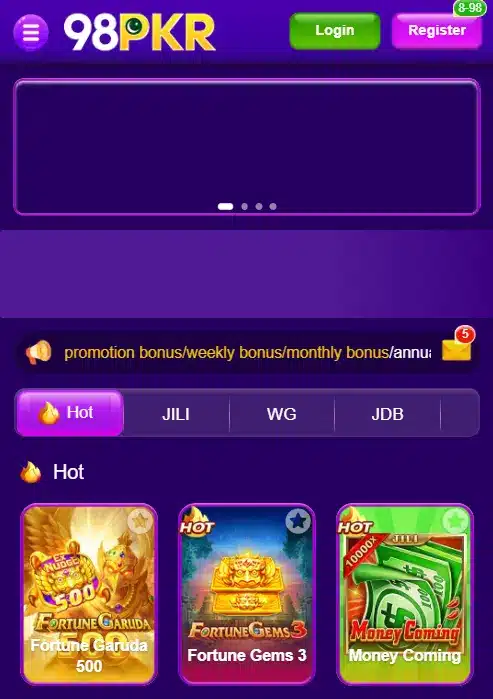98PKR Game lets you earn real money in Pakistan. Download APK, login, and withdraw via EasyPaisa or JazzCash.