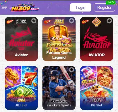 Download Hi309 Game APK for Android real money casino app