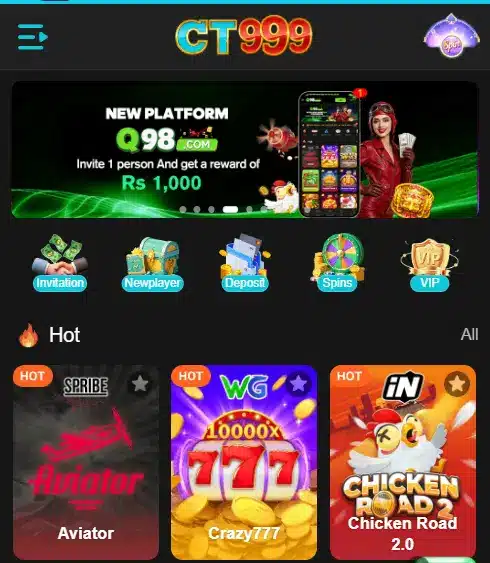 Super CT999 Game Pakistan mobile gaming app featuring VIP access, bonus rewards, and user-friendly gameplay.